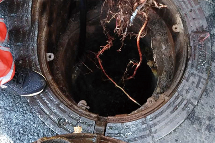 西流河镇管道预处理